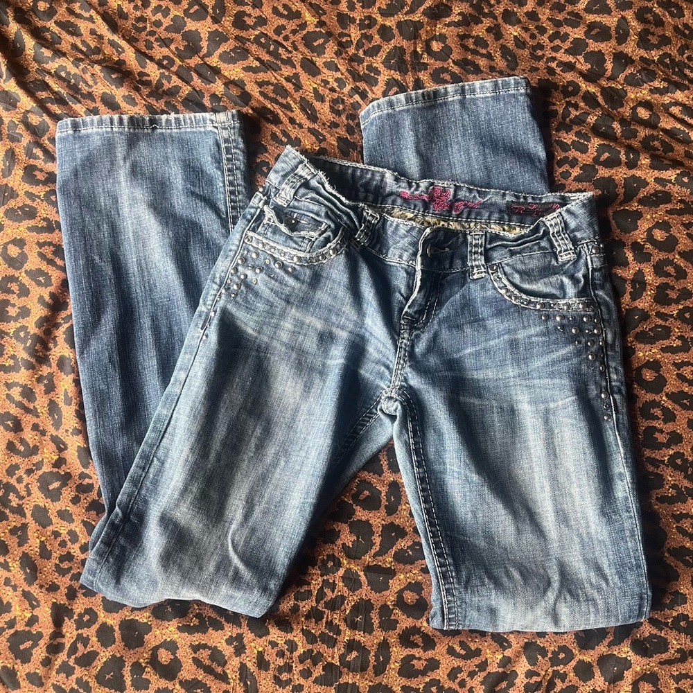 SOLD Y2K Bedazzled Lowrise Jeans